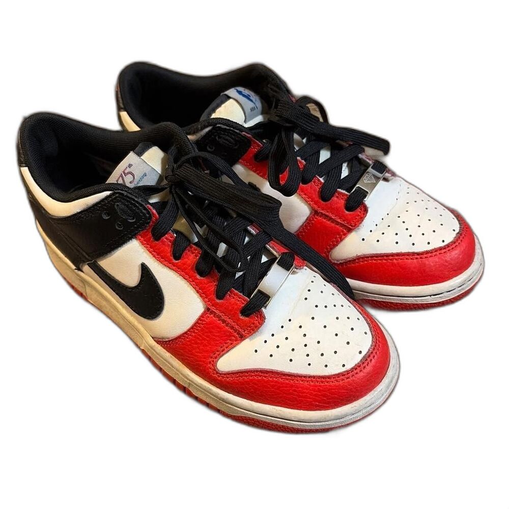 Nike Big Kid (size 6) Dunk Low Red White & Black Trainers